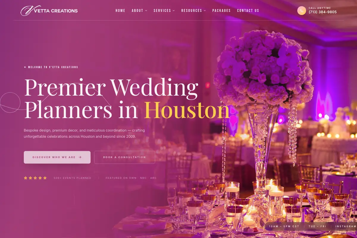 V’etta Creations, Event Rentals - cover photo