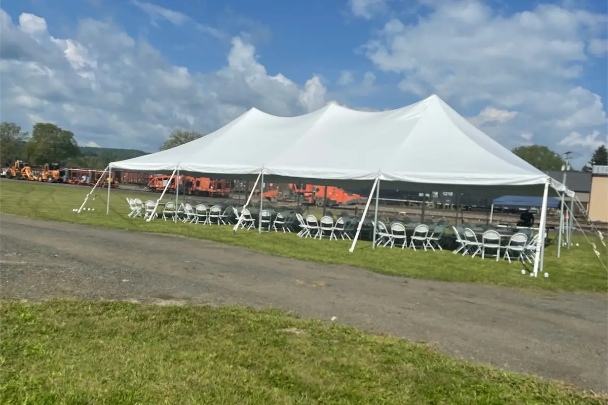 Small town party tents - cover photo